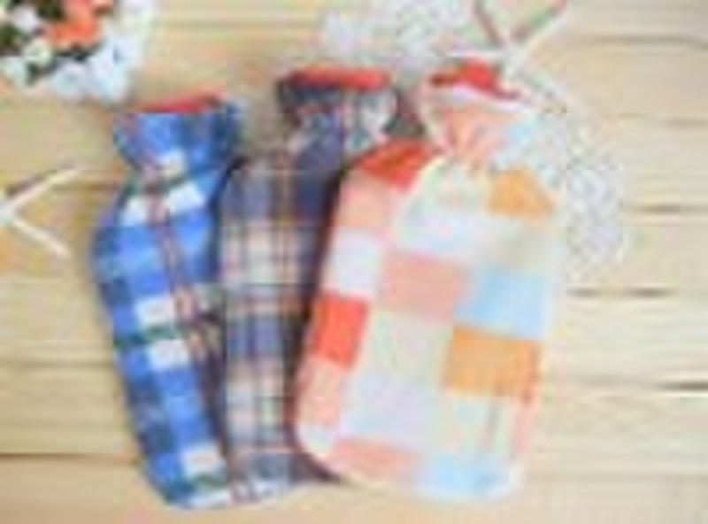 BS Hot Water Bottle With Fleece Cover