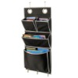 4-Pocket Hanging Magazine Organizer