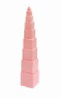 Montessori  material - Pink Tower