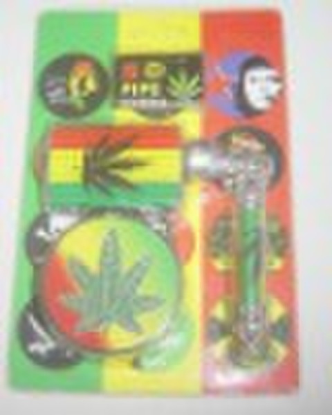 Smoking gift  sets( grinder lighter  pipe screen)