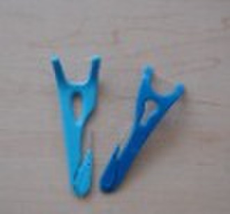 Dental floss with interdental brush