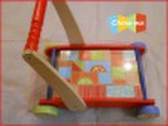 wooden wagon toy with blocks children's educat