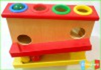 ball race track toys set,wooden rail vehicle toy