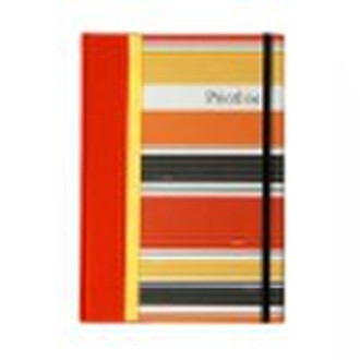 Hard cover notebook with cloth spine