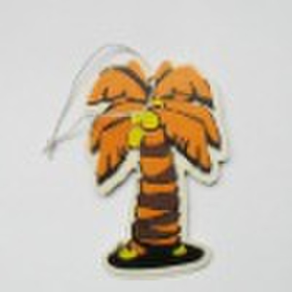 Big coconut trees paper air fresheners