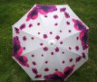 flower printing lady parasol umbrella