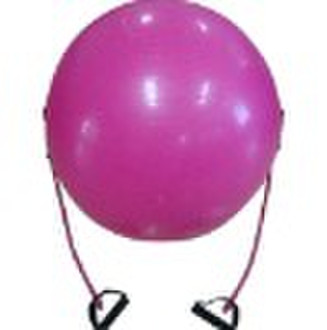 PVC gym ball with handle