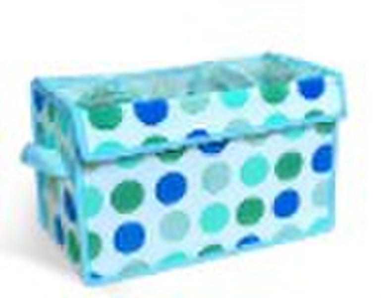 Foldable Nonwoven Home Storage Box with See-throug