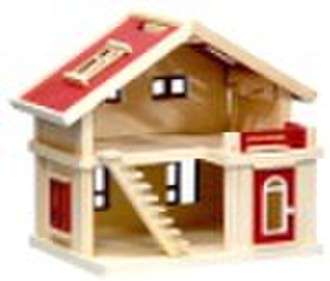 wooden doll house