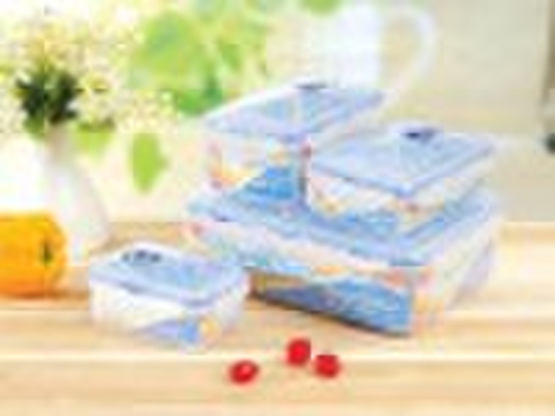 plastic food storage container set