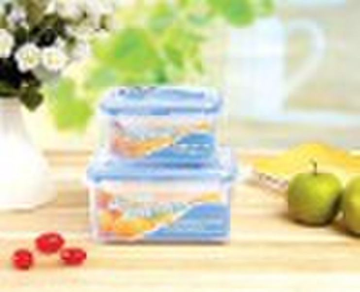 plastic food storage container set