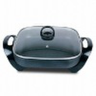 Electric Square Pizza Pan/Maker with 1,600W Power,