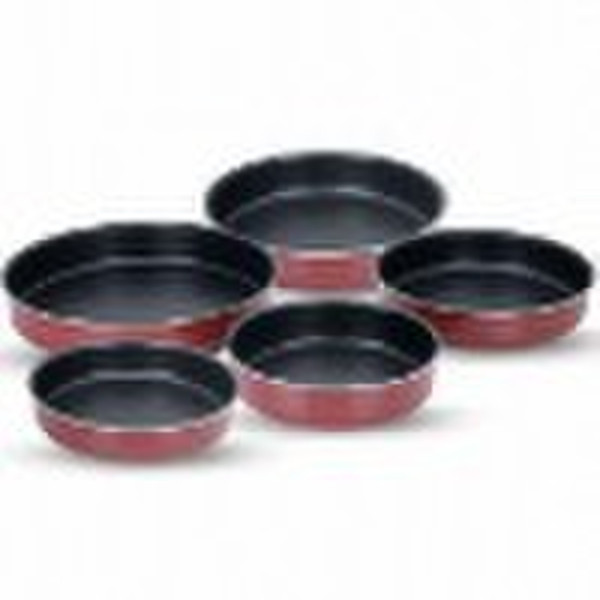 Non-stick Aluminum 5pcs Cake pan