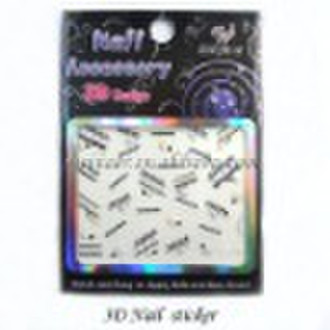 3D Nail sticker(P006)