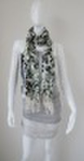 crinkle oblong fashion scarf