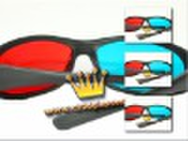 fashion anaglyphic 3d glasses
