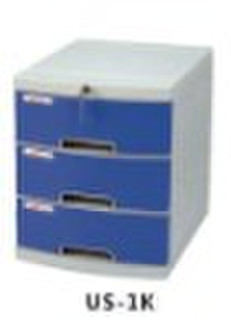 US-1K 3 Layers Cabinet with key