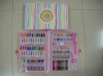 stationery set with 86pcs spare parts packed with