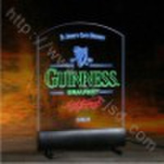 edge lit sign
