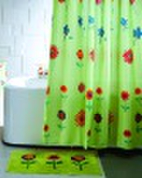 polyester shower curtain