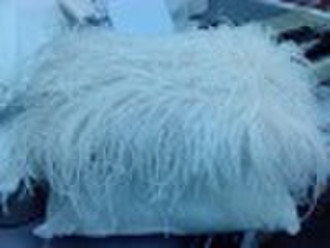 ostrich feathers cushion
