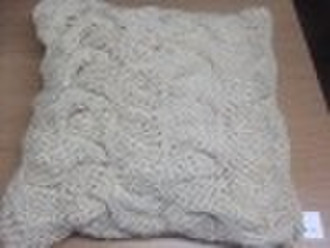 knitted cushion cover