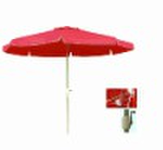 Aluminum patio umbrella,with crank open system