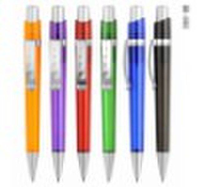 mechanic translucent barrel plastic ball pen