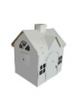 cute cardboard kids playhouse