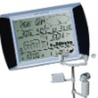 Solar transmitter, Touch panel Weather Center with