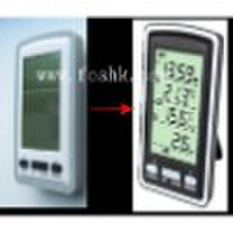 Wireless Rain Gauge Meter with Temperature