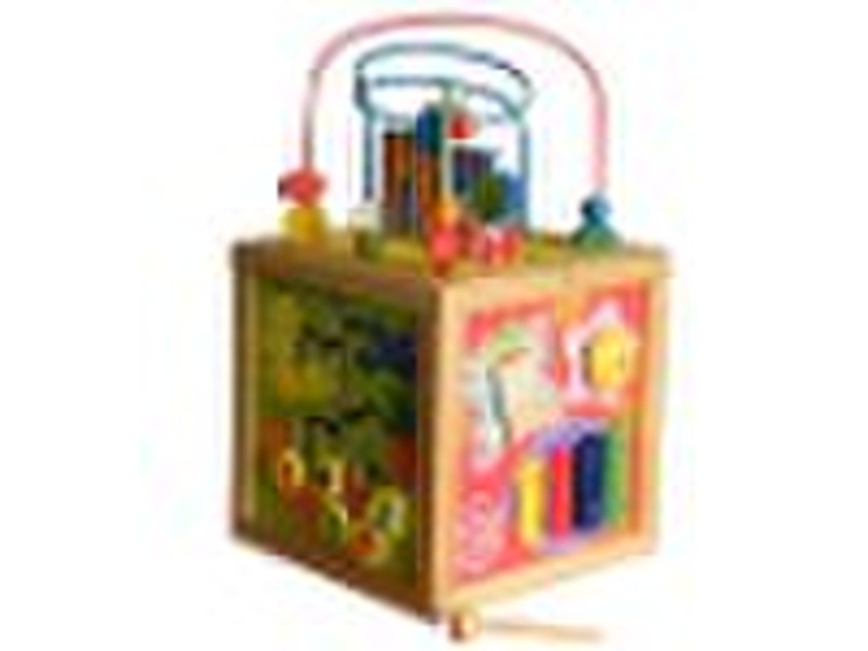 wooden  activity cube