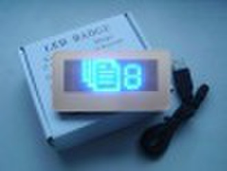 7x23 rechargeable led scrolling message tag