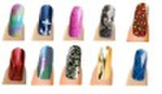 fashioned nail patch ,nail stickers ,nail foils,16