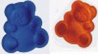 silicone color bear-shaped mold