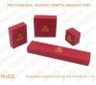 PVC veneer wooden jewelry box