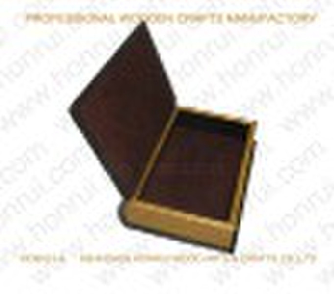 wood book packaging  box/wood book packaging case