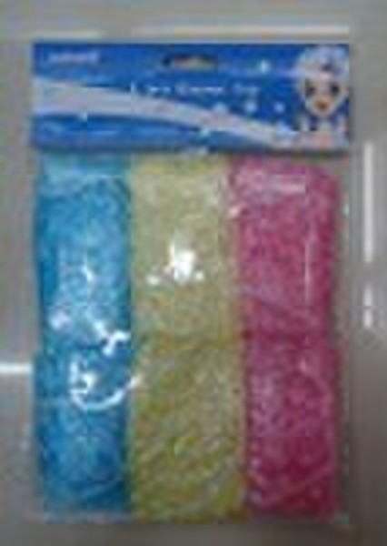 6 pcs PE hotel  disposable shower cap with dot pri