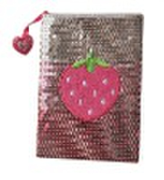 Sequin notebook