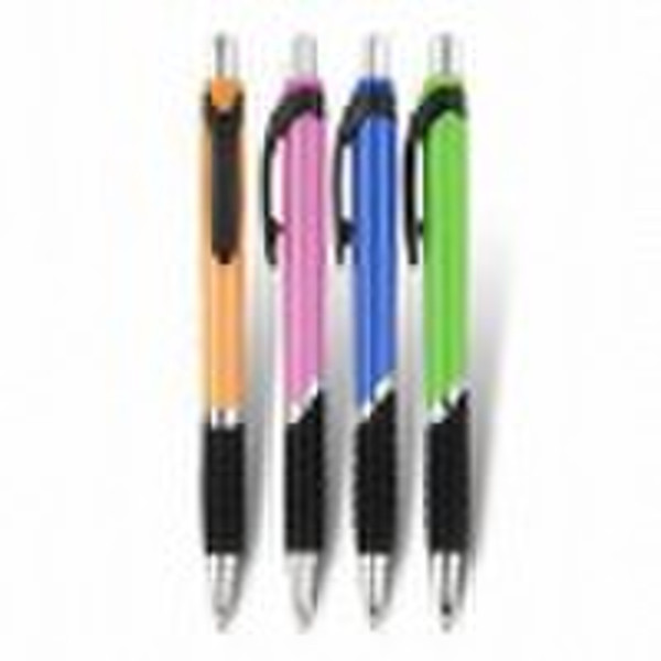 plastic retractable ballpoint pen