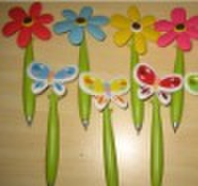 Novelty Ballpoint Pen With Flower Shaped