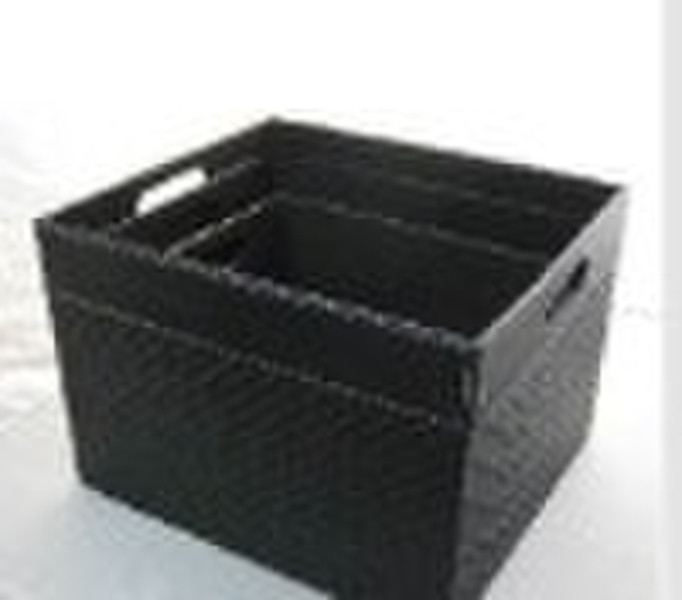 Leather  Storage  Box