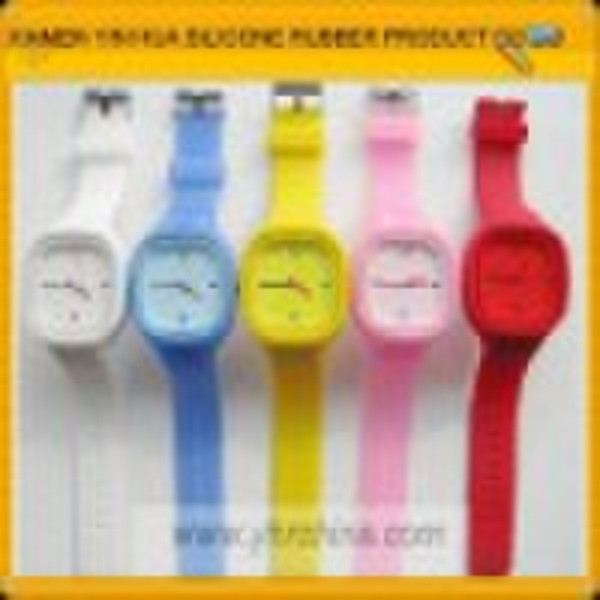 Fashionable silicone watch