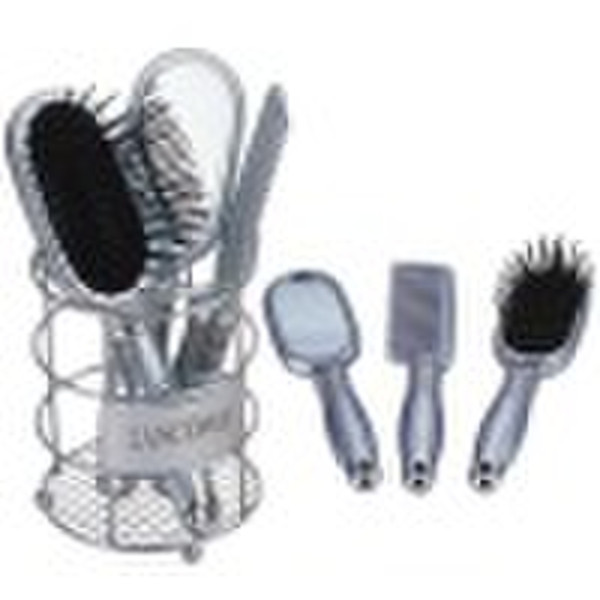 Plastic Comb& Mirror Set