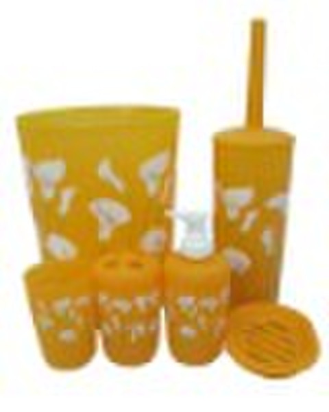 Plastic bathroom set/ bathroom accessories/ bathro