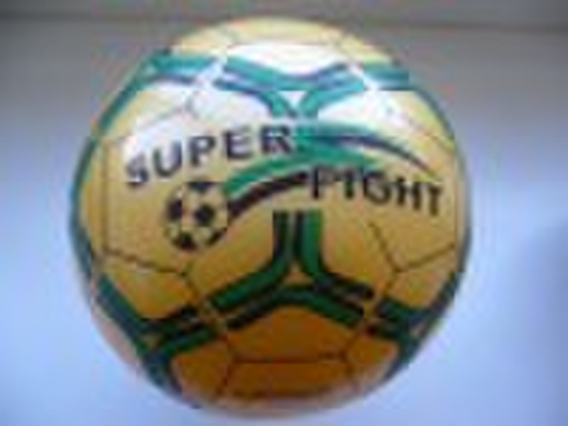 Zwei Farbe gedruckt PVC Fußball / Spielzeug Fußball