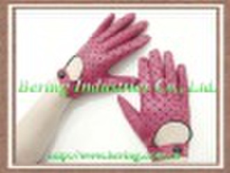 Fashion driving leather gloves