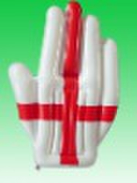 inflatable hand ( pvc material 6P phthalate free)