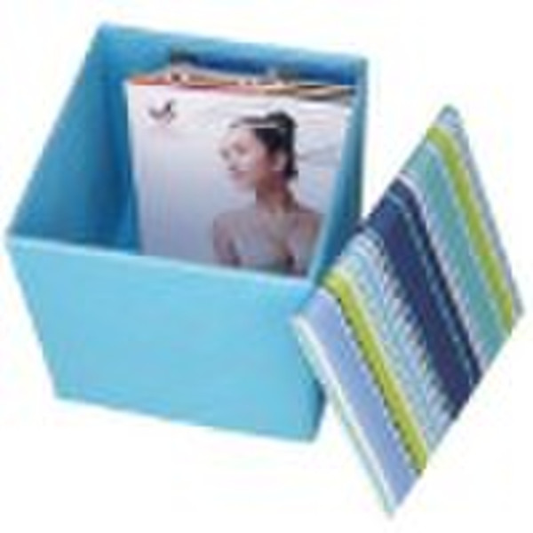 non woven folding storage stool