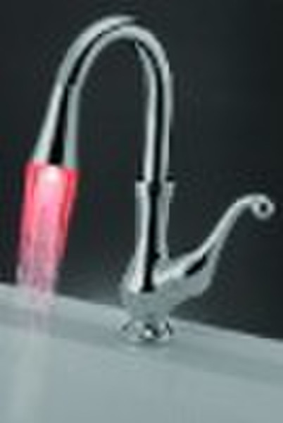 LED waterfall faucet(waterfall faucets,basin mixer